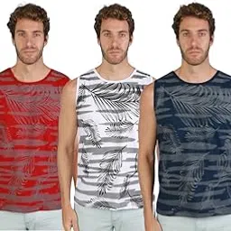 Attractive Printed Cotton Vest(S-XXL)(3 Colors Available)-picture-21