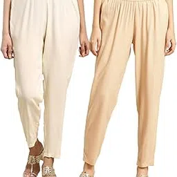 rangita Women Mid Rise Rayon Solid Ankle Length Straight Pant-picture-13