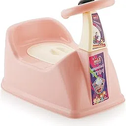 Zerya Helicopter Style Baby Potty Training Seat- for Kids with Removable Tray & Closing Lid (Beige)-picture-17
