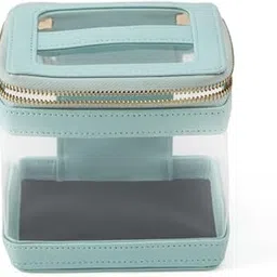 The Space Story Makeup Cosmetic Organizer Durable Travel Vanity Kit | Storage Bag for Women (Blue, 11.45x11.45x15.5 cm)-picture-22