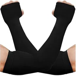 yanwenx UV Protection Cooling Arm Sleeves, Women Men Summer Outdoor Sunblock Arm Cover with Thumb Hole-picture-35