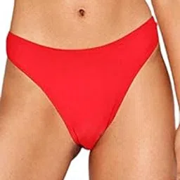 Lacy Souls Presents Red Hi-Leg Bikini Bottom-picture-25