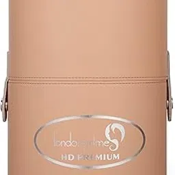 LONDONPRIME London Prime Makeup Empty Brush Holder Large PU Leather Makeup Cosmetic Cup Holders Storage Organizer Case Box (Peach)-image-7