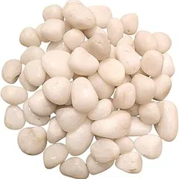 1kg Polished White Pebbles (15-22mm) | Glossy Decorative Stones for Garden, Plants, Aquarium & Home Decor-picture-16