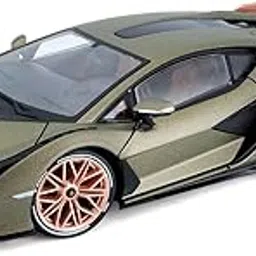 Royaldeals Toys Lamborghini Sian FKP 37 Green Metallic with Copper Wheels 1/32 Royaldeals Model Car (Multicolor)-picture-27