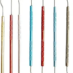 Relibba 7-Piece Alluminum Handel Stainless Steel Tip Pick Set (R-104) Modeling Tools, Clay & Pottery Tools, Modeling, Sculpting, Carving Tools,Terracotta Tools-picture-31