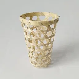 Enakshi® Water Bottle Carrier Handwoven Bamboo Non-Slip Sleeve | Portable Bottle Holder for Outdoor Travel Camping Hiking | Ideal for Kitchen, Dining, Bar Drink Containers-picture-55