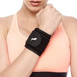 PRO GYM Neoprene Wrist Support for Men & Women Gym Workout Band Hand Strap for Pain Relief Premium Supporter Exercise, Brace, Arthritis, Sports, Fitness Adjustable Universal Size (1 Pair)-picture-21