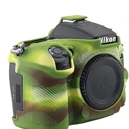 Silicon Cover for Nikon D7100/7200 Camera Case, Professional Silicone Rubber Camera Case Cover Detachable Protective for Nikon D7100/7200 - Military Green-picture-21