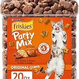 Purina Friskies Party Mix Favorites Crunch Flavour 20-Oz Canister-picture-28