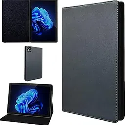 TGK Leather Stand Flip Case Cover for Itel PAD ONE 10.1 inch Tablet (Grey)-picture-13