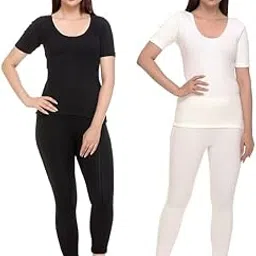 warmzone Women Winter Thermal Round Neck Half Sleeve Top (505WCT Pack of 1)-picture-11