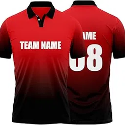 daily orders Cricket Polo Collar Sports Jersey for Men With Team Name and Number Printed | T-Shirt With Customizable Name | DOdr1008-C01242023-C-POLO-55-picture-27