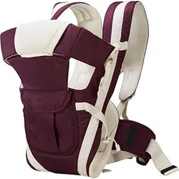 SmilyKid Baby Carrier Bag/Adjustable Hands Free 4 in 1 Baby/Baby Safety Belt/Child Safety Strip/Baby Sling Carrier Bag/Baby Back Carrier Bag Front Carry Facing (Purple)-image-61
