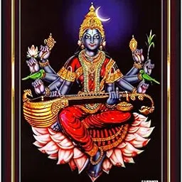 Pavan Photo Laminations Raja Syamala Devi Shyamala Matangi Wall Painting Framed Home Decor (Wood,Matte,Brown,Big Size,10 x 12 Inch) B1726M-picture-28
