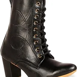 commander shoes Latest CowBoy Mid Calf Boot For Grils And Women(504)-picture-13