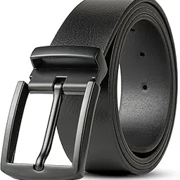 Men's Leather Belt – Classic Dress Belt – Formal & Casual Wear – Durable, Adjustable, Stylish Gift for Him-image-8