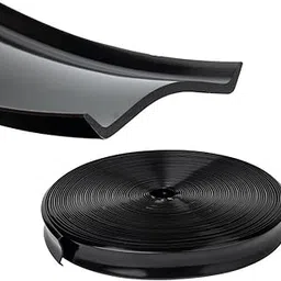 1" Black Trim Molding Insert for RV Boat Camper Travel Trailer, UV Resistant RV Trim Molding Exterior, Heavy Duty Vinyl RV Screw Cover Trim (25ft)-picture-13