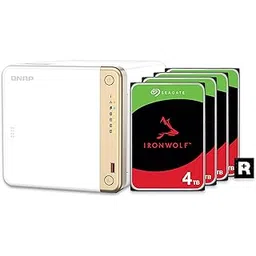 QNAP TS-462-4G-44S-US 4 Bay Multimedia Desktop NAS with 12TB Storage Capacity, Preconfigured RAID 5 Seagate IronWolf HDD Bundle-picture-16