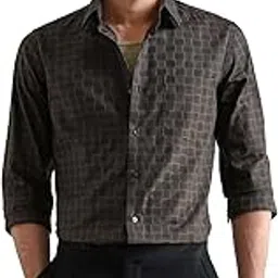 arrow Newyork Mens Smart Slim fit Checked Shirt-picture-27
