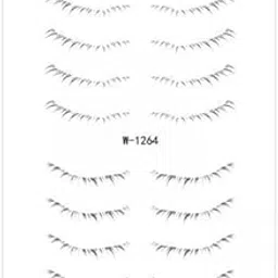 6xLower Eyelash Stickers Eyelash Template Make Up Tool for Stage Show Parties Style G-picture-40