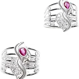 shree shobha collection Silver Toe Ring for Women Pure Chandi Bichiya Ring Weight - 5gm-picture-36