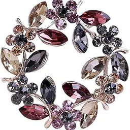 topprosper Retro crystal flower brooch for women's personality and temperament, jacket, cardigan, brooch, fashionable and exquisite pin-picture-38