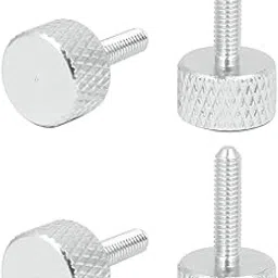 BIG BOOM® Computer PC Graphics Card M3x12mm Knurled Head Thumb Screws Silver Tone 4pcs-picture-11