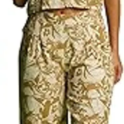 globus Women White Short Sleeve Striped Western V-Neck Dress-picture-31