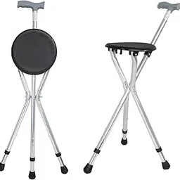 Nanomed Walking Stick with Seat – Height Adjustable, Lightweight Aluminum, Foldable & Comfortable-picture-20