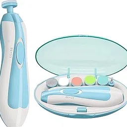 GOXIN Baby Nail Trimmer Electric with Light – Safe Nail Cutter for Newborn, Infant & Toddler | 6 Grinding Heads | Gentle Nail File & Clippers Set for Baby Manicure & Kids Nail Care-image-92