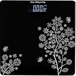 LHMED Electronic Thick Tempered Glass LCD Display Digital Personal Bathroom Health Body Weight Weighing Scales For Body Weight, Weight Scale Digital For Human Body (Assorted Colour)-picture-10