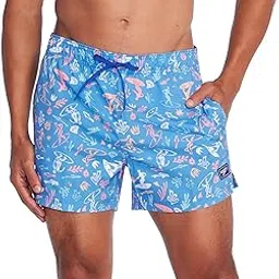 Men's Swim Trunk Short Length Redondo Printed-image-17