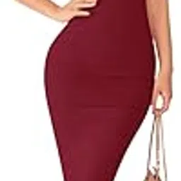 kateclo Strapless Slim Fit Bodycon Casual Dinner Dress Women's & Girls'Women's & Girls'-picture-58