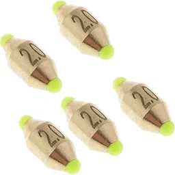 LICHTS 5pcs Brass Fishing Sinker/Drop Shot Weight for Perch Pike Fishing 7.5g-picture-42