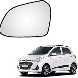 MACZO - orvm Left (Passenger) Side Rear View Mirror Glass for Hyundai Grand i10 / Nios 2013-2024 Model-picture-24
