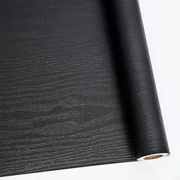 GK Trading Solid Starlite Self Adhesive Wood Grain Wallpaper Waterproof Old Furniture Vinyl Stickers Wooden Door Wardrobe Desktop PVC Wallpapers (2X3 Feet), 91 cm, 60 cm, Black-picture-30