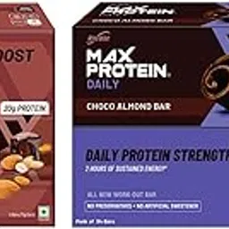 RiteBite Max Protein Active Choco Fudge Bars (Pack of 6 (75g x 6) (Standard)) & Ritebite Max Protein Daily Choco Almond Bars 1200g Pack of 24 (50g x 24)-picture-32