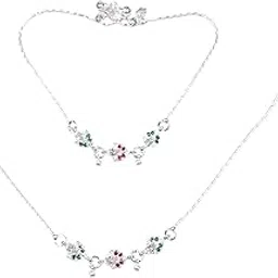 shree shobha collection Silver Anklet For Womens Chandi Ki Payal Size 10.5 Inches-picture-11