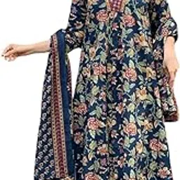krysal Women's Desinger Rayon Viscose Anarkali Printed Kurta Set With Dupatta (Mohini)-picture-34