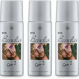 RIYA BINDAS Grey | 150ml Each Deo for Men | Spicy & Woody | Perfume Body Spray | Gen Z | Pack of 3-picture-37