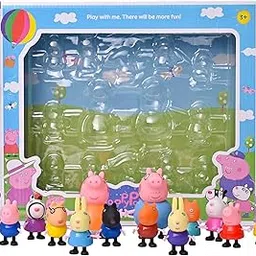 TRICKS TOYS Happy Family & Friends Toy Set – Set of 11 Action Figures | Cute Miniature Playset with Articulated Hands & Legs | Role-Play & Storytelling Toys for Kids-picture-28