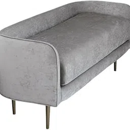 WOODZONE HANDICRAFTS 3 Seater Velvet Sofa Set – Modern Design for Living Room, Bedroom & Lounge image 1