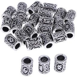 calandis ™ 15x24Pack Viking Rune Pendant Charm Bead Norse Nordic Pendant Hair Beard Silver | Necklaces & Pendants | Fashion Jewelry-picture-5