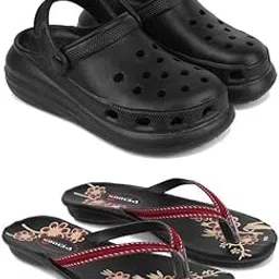 Premium Comfortable Regular Wear Clogs for Women with Stylish Flats Fashion Slippers for Women's & Girls Combo-O23-O18-5 Maroon-4377-EURO-36-picture-41