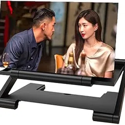 FZYE Portable Phone Screen Magnifier, 3D Phone Projector for 4.0-6.0 Inch Mobile Phones, Black+Remote Control-picture-32