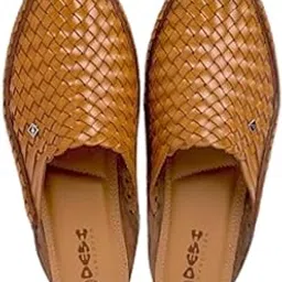 desi hangover Handmade Leather Casual and Ethnic Slip-On Half Loafer Shoes for Men | Everyday Wear| Comfortable & Stylish | Smart Shoe-picture-14