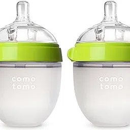 Comotomo Baby Bottle, Green, 5 Ounce, 2 Count-picture-28