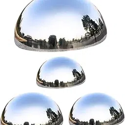 OFFSCH Mirror Garden Decor Balls 4 Pack Gazing Globes Stainless Steel Reflective Balls for Yard Decor-picture-19