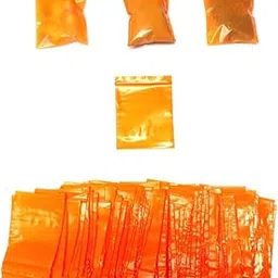 99PM ®™ Eco Friendly Bags 4 x 3 Inch - Small Plastic Pouch Bags 100 Pics - Reusable Storage Poly Bag For Ayurvedic Medicine, Seeds, Jewellery, Coins, Samples-picture-15